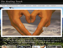 Tablet Screenshot of healingtouchoftherockies.com